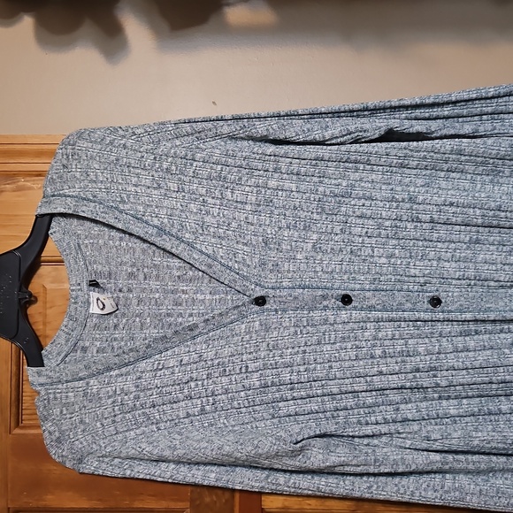 Anthropologie Akemi + Kin Chateaux Ribbed Button-Up Long Cardigan - Picture 8 of 14